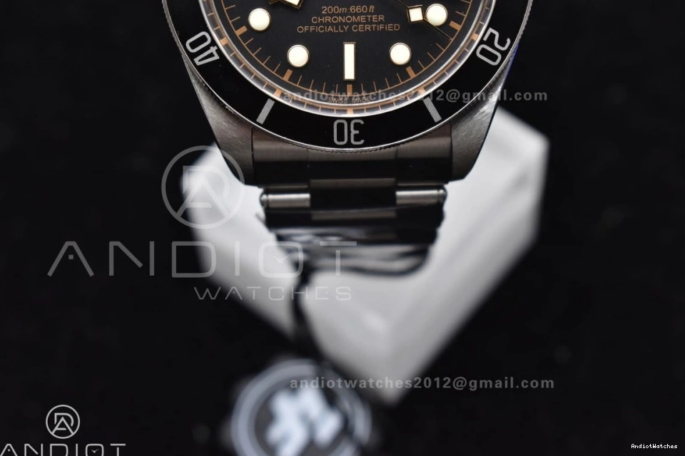 on Black Bay TopPick Heritage Best SS Bracelet ZF V 887 Black 1:1 A2824 Edition Bezel 0714